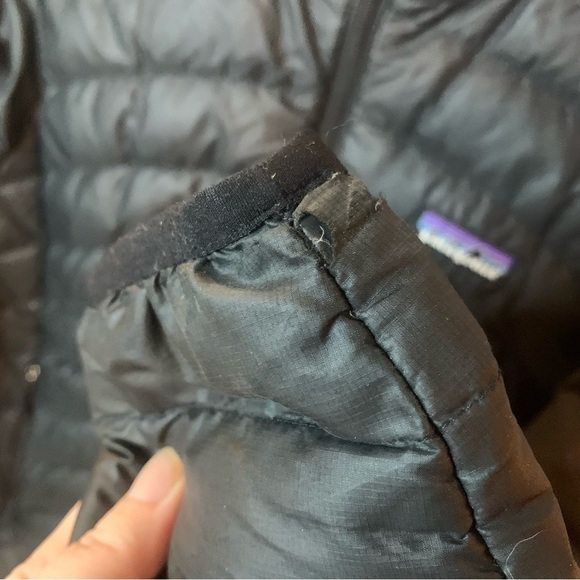 Patagonia Down Sweater Jacket Black Goose Insulated Puffer XS - Picture 5 of 11